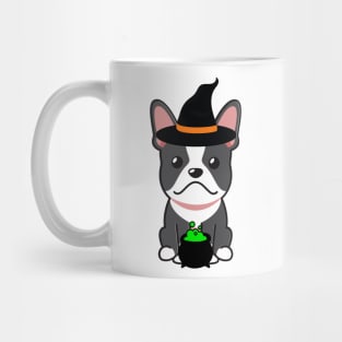 Cute french bulldog is a witch Mug